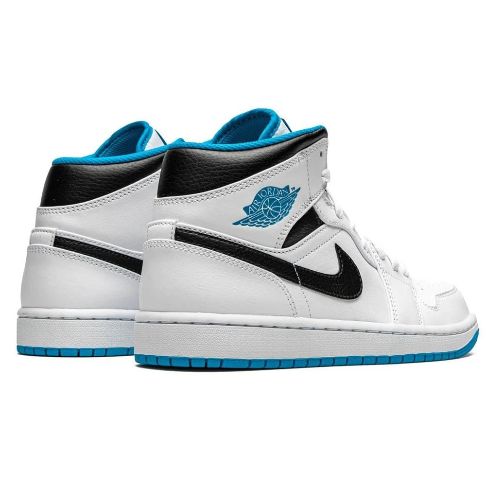 Air Jordan 1 Mid Laser Blue 554724 141 3 - www.kickbulk.cc